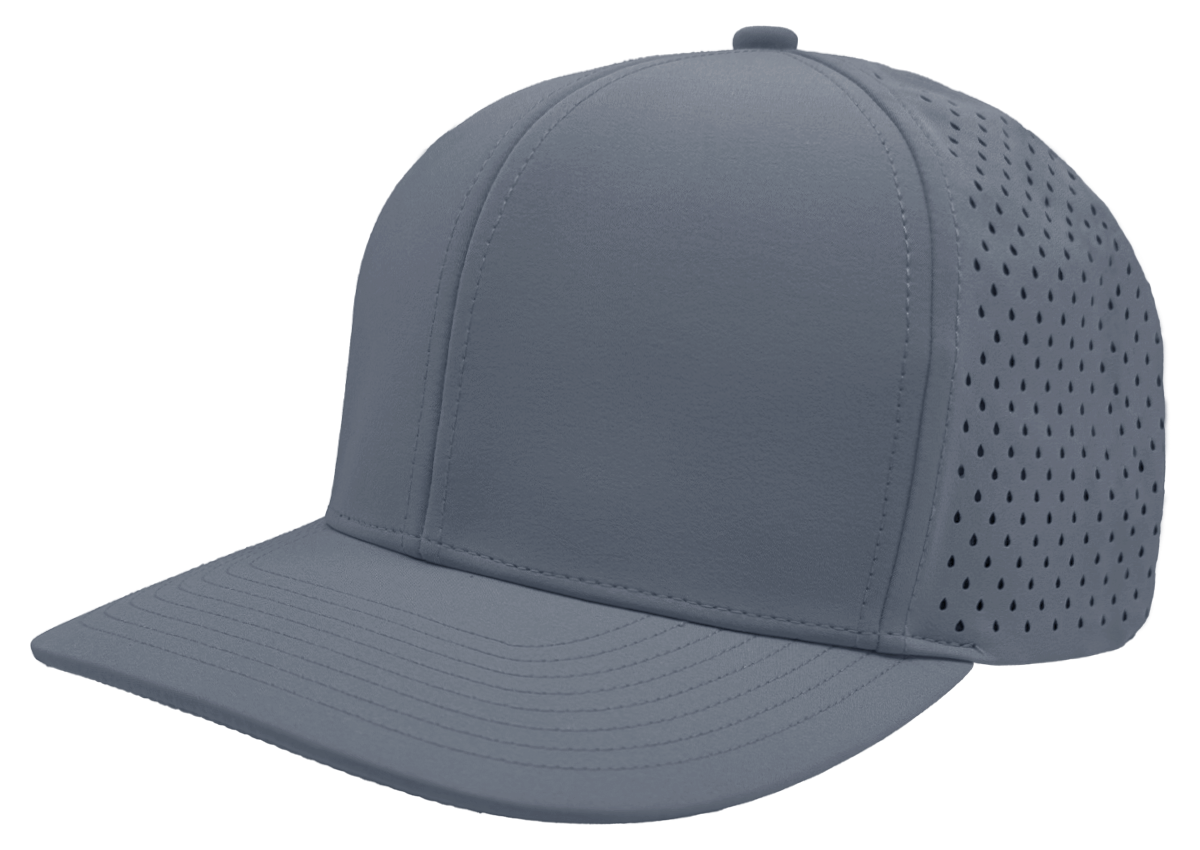 Zapped Headwear Bomber 6-Panel Hat - Dusty Blue