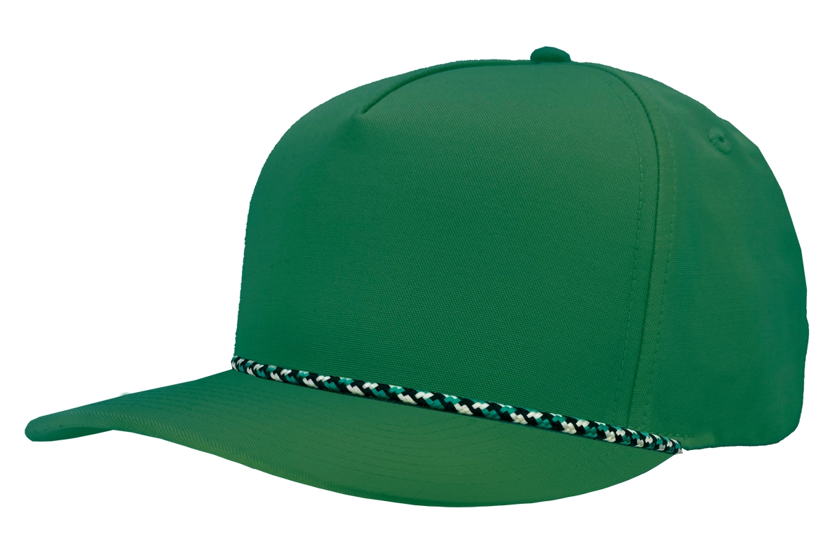 Zapped Headwear Patriot R+ Rope Hat - Green-Green Geometric rope