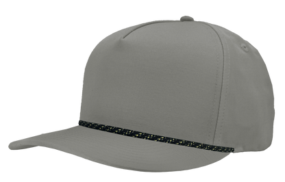 Zapped Headwear Patriot R+ Rope Hat - Grey-Black/khaki/grey twist rope