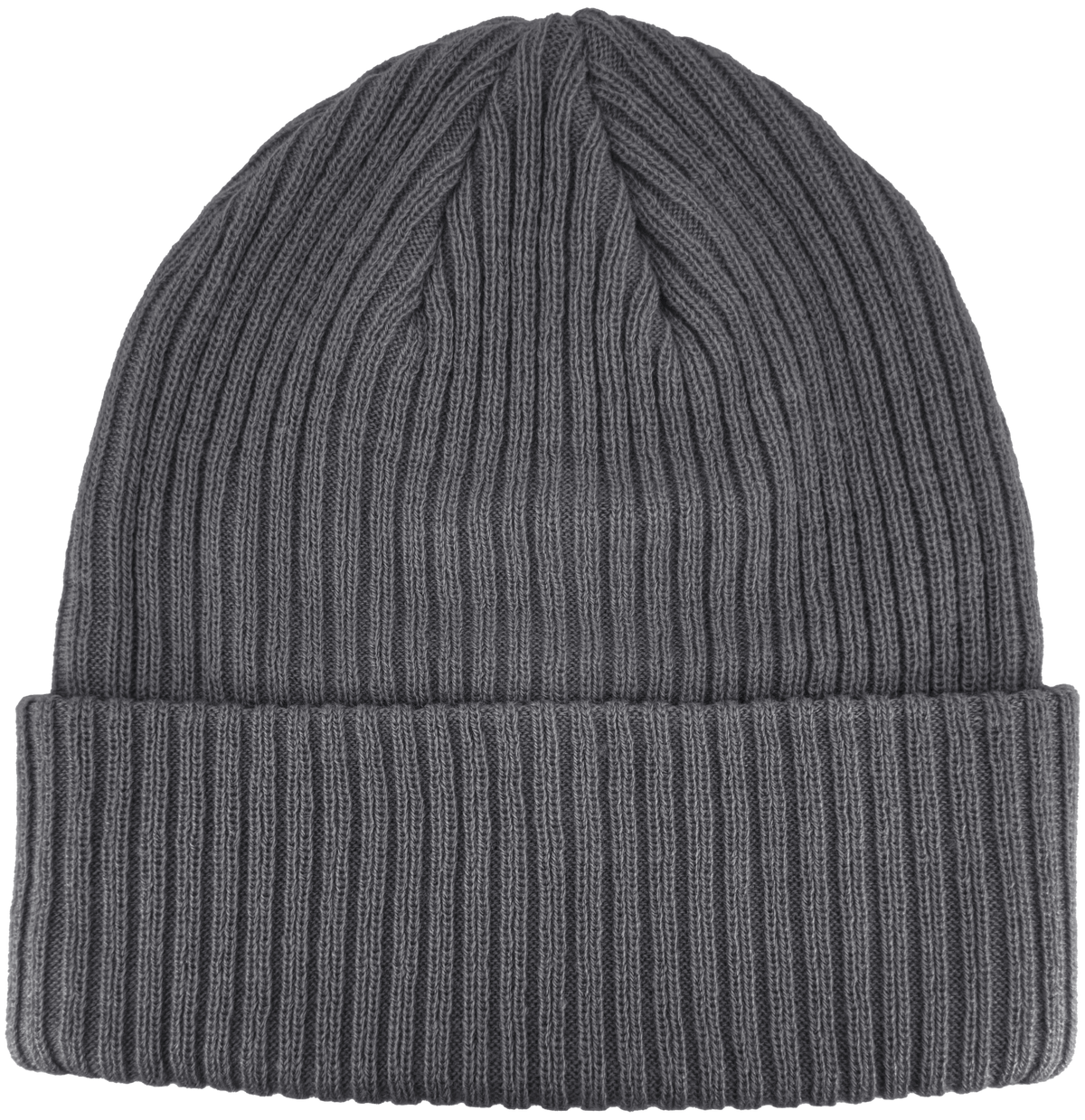 Zapped Headwear Knitted Cuff Beanie - Grey