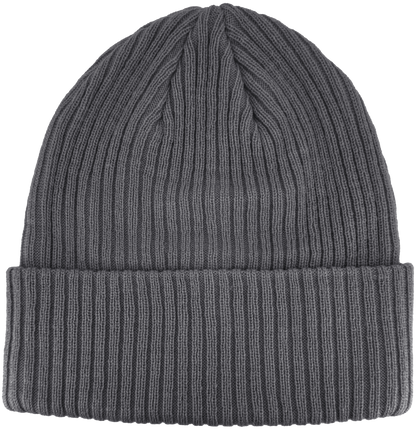 Zapped Headwear Knitted Cuff Beanie - Grey