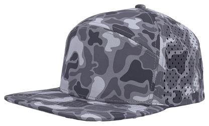 Zapped Headwear Osprey 7-Panel Hat - Grey Old school camo