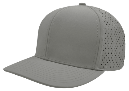 Zapped Headwear Bomber 6-Panel Hat - Grey