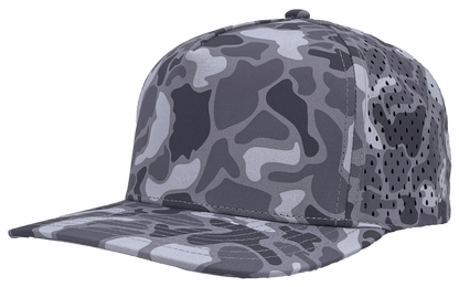 Zapped Headwear Blackhawk 5-Panel Hat - Grey Old school camo