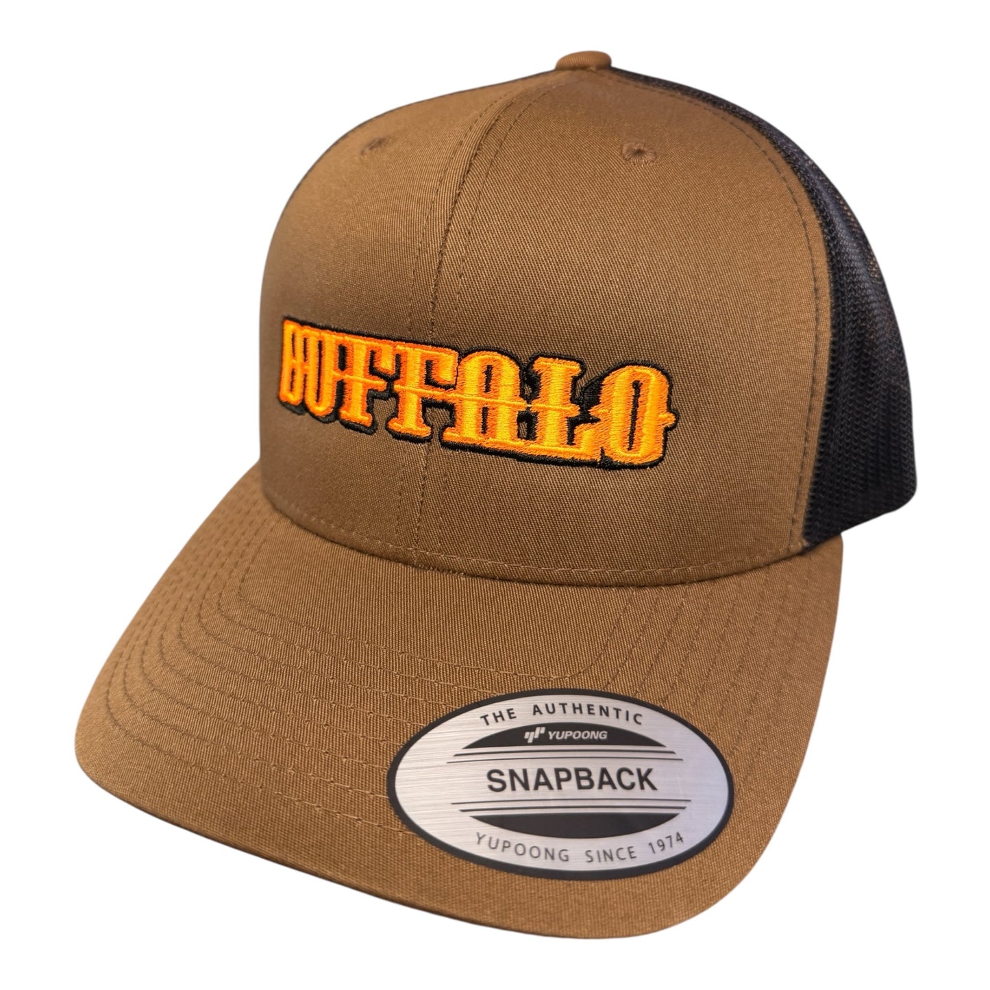 Hit the Jackpot with the "Buffalo" Embroidered Trucker Hat - Shop Battle Born Clothing