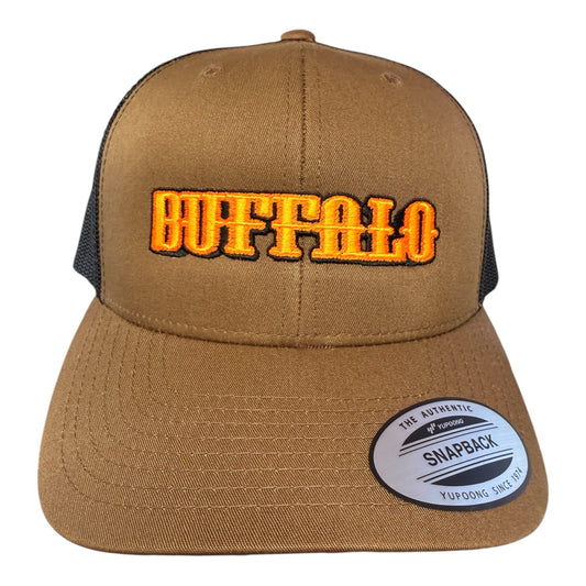 Hit the Jackpot with the "Buffalo" Embroidered Trucker Hat - Shop Battle Born Clothing