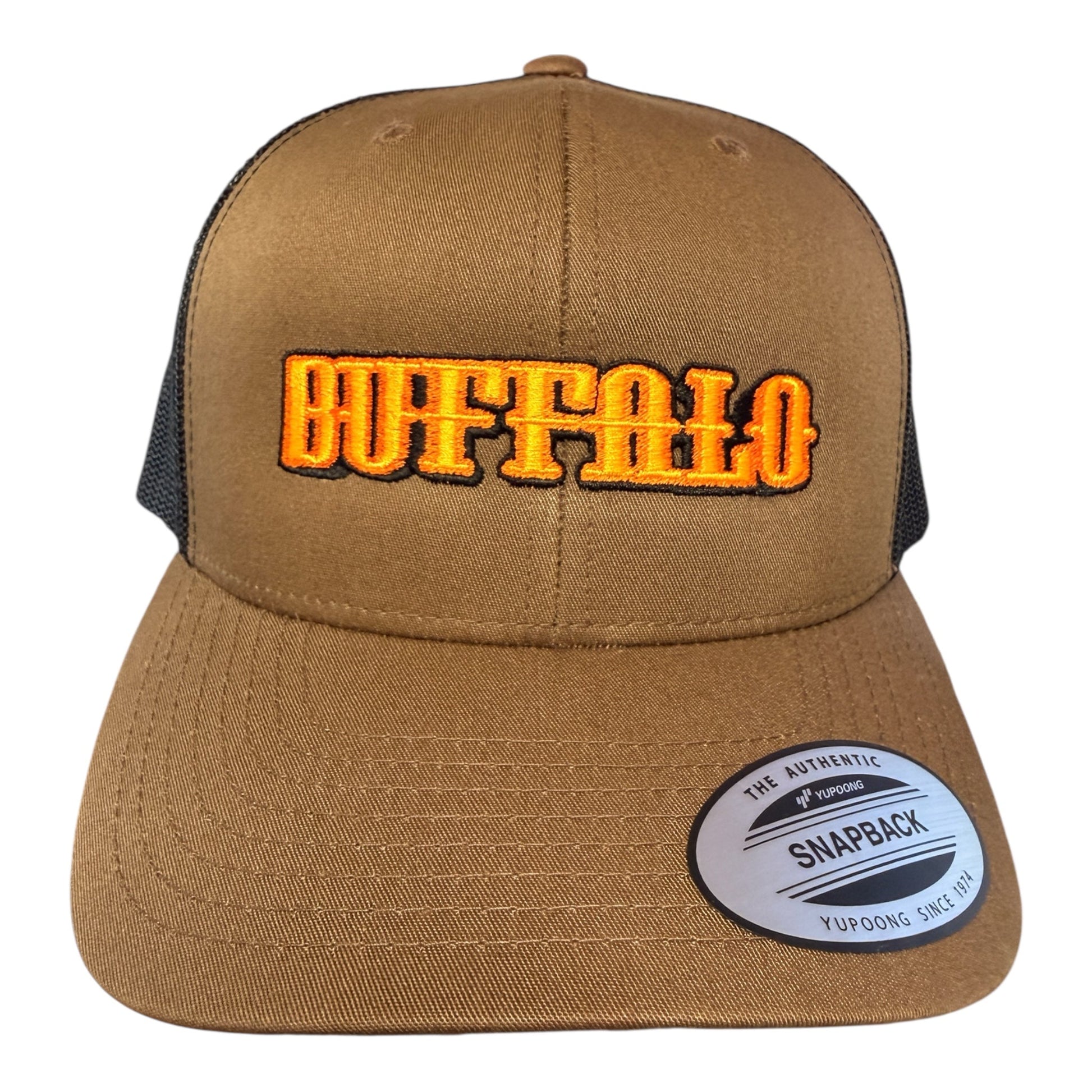 Hit the Jackpot with the "Buffalo" Embroidered Trucker Hat - Shop Battle Born Clothing