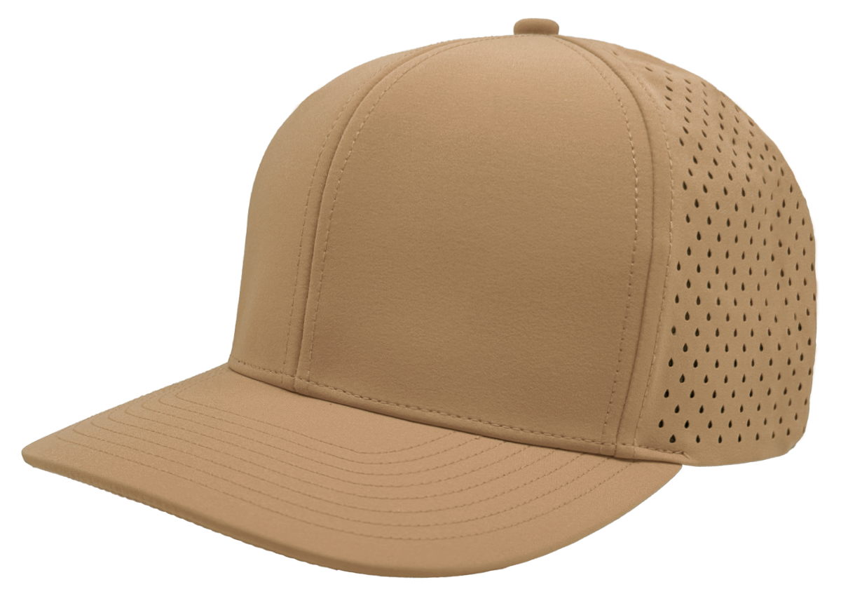 Zapped Headwear Bomber 6-Panel Hat - Khaki
