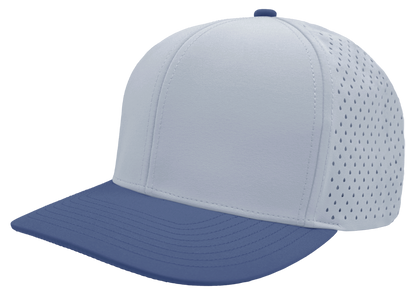 Zapped Headwear Bomber 6-Panel Hat - Light blue- Royal