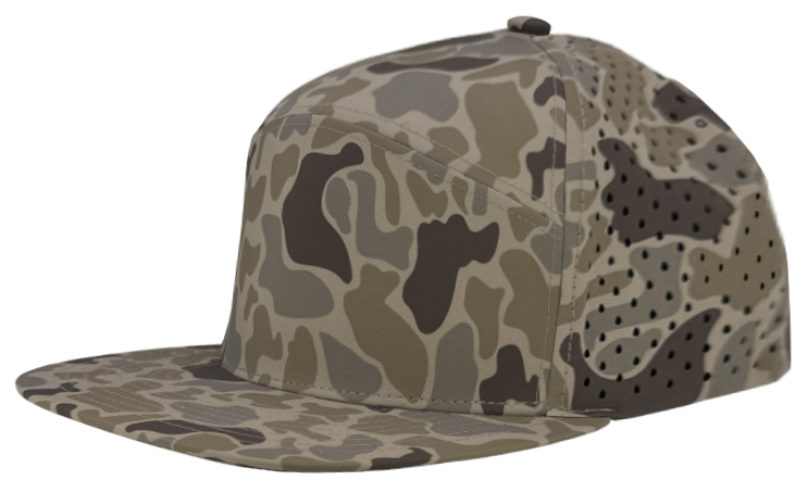 Zapped Headwear Osprey 7-Panel Hat - Desert old school camo