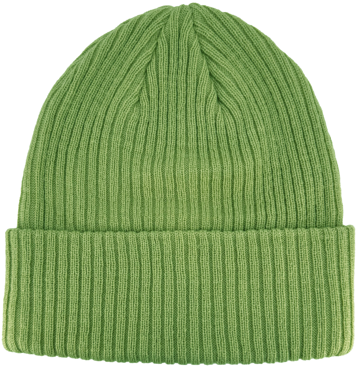 Zapped Headwear Knitted Cuff Beanie - Lime Green