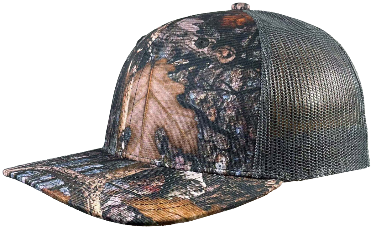 Zapped Headwear Warrior Trucker Hat - Oak Camo-Grey