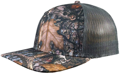 Zapped Headwear Warrior Trucker Hat - Oak Camo-Grey