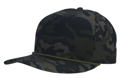Zapped Headwear Patriot R+ Rope Hat - Olive camo-Olive rope