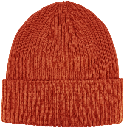 Zapped Headwear Knitted Cuff Beanie - Orange