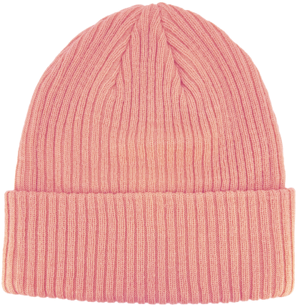 Zapped Headwear Knitted Cuff Beanie - Pink