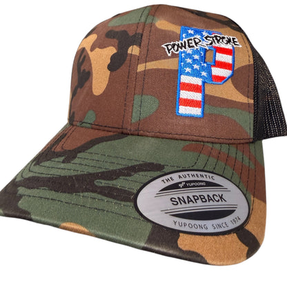 Power Stroke USA Trucker Hat | Premium Diesel Enthusiast Snapback - Shop Battle Born Clothing