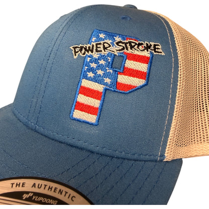 Power Stroke USA Trucker Hat | Premium Diesel Enthusiast Snapback - Shop Battle Born Clothing