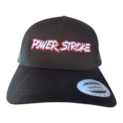 Powerstroke Trucker Hat - Ford Diesel Inspired Snapback Cap for Powerstroke Enthusiasts - Shop Battle Born Clothing