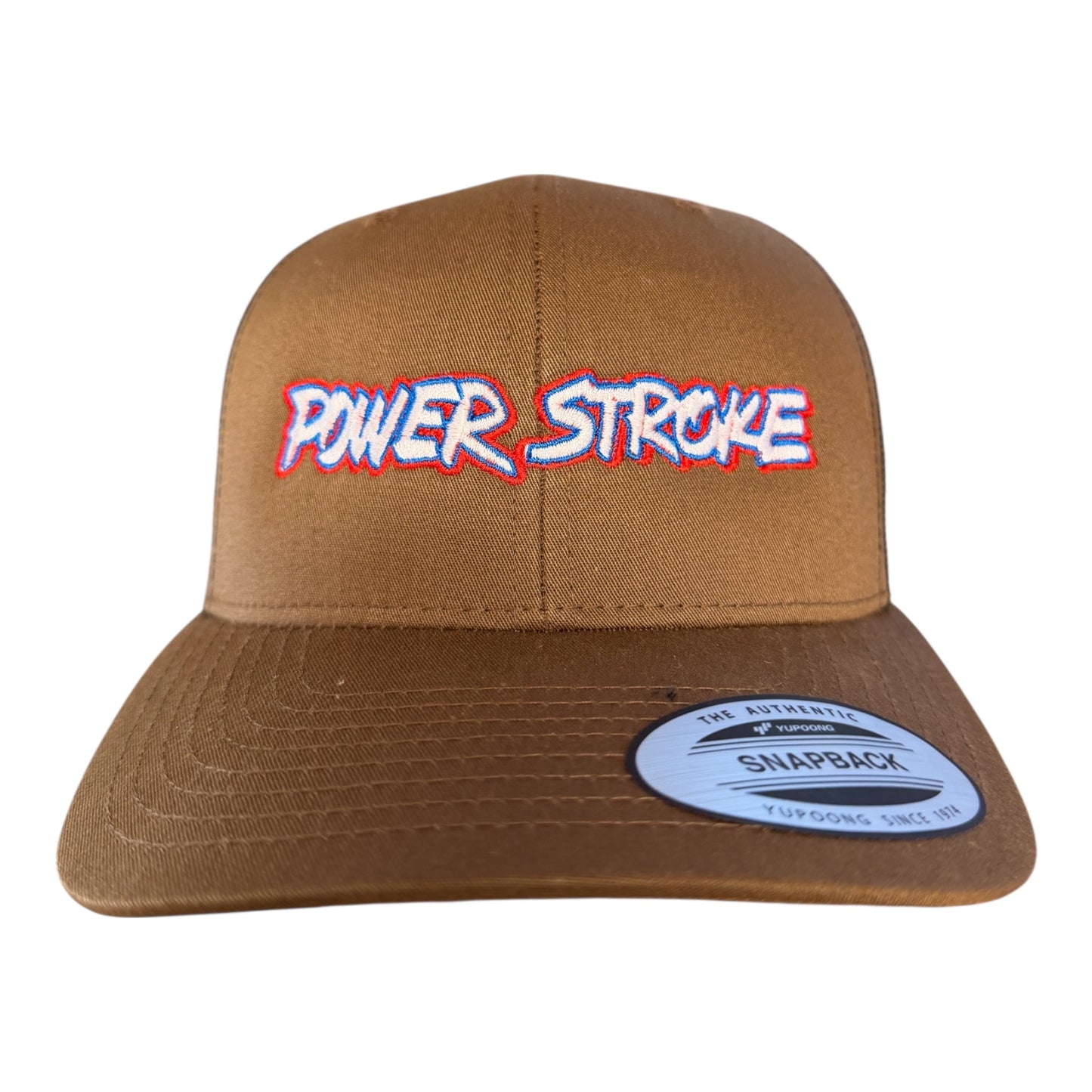 Powerstroke Trucker Hat - Ford Diesel Inspired Snapback Cap for Powerstroke Enthusiasts - Shop Battle Born Clothing