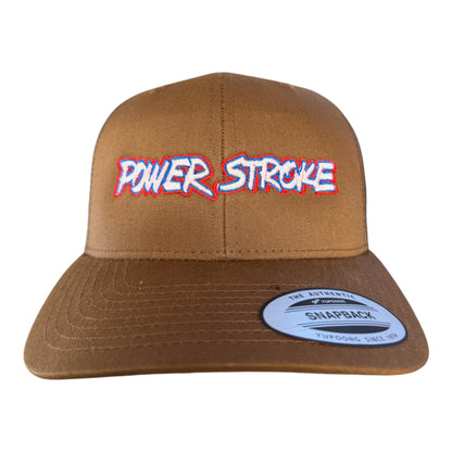Powerstroke Trucker Hat - Ford Diesel Inspired Snapback Cap for Powerstroke Enthusiasts - Shop Battle Born Clothing