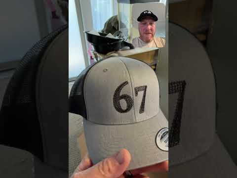 Luxury 67 Embroidered Trucker Hat by Battle Born Clothing