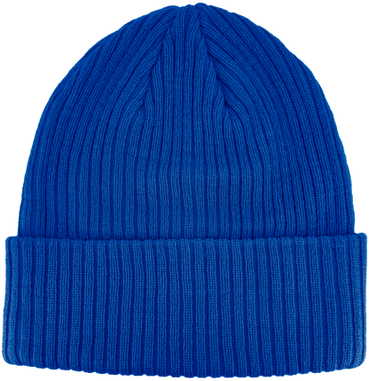 Zapped Headwear Knitted Cuff Beanie - Royal Blue