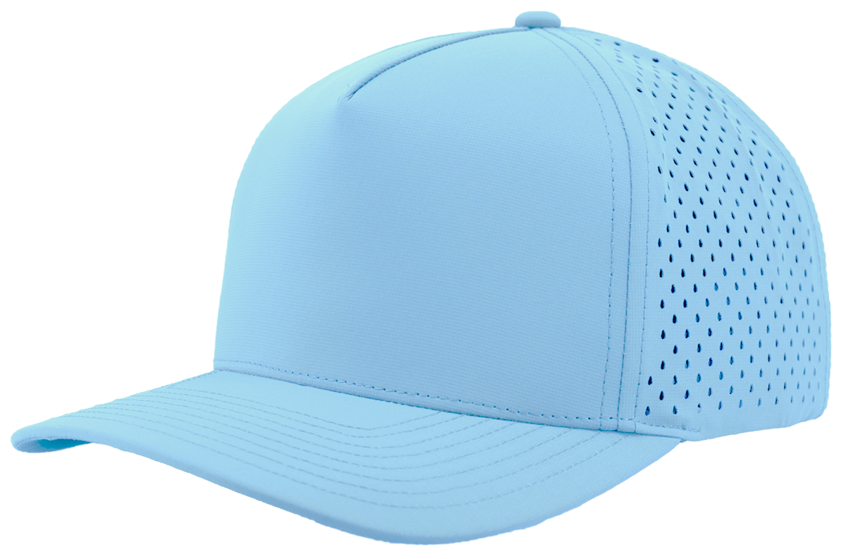 Zapped Headwear Blackhawk 5-Panel Hat - Colombia Blue