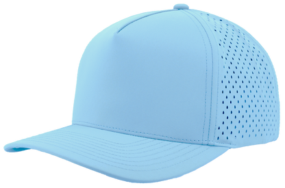Zapped Headwear Blackhawk 5-Panel Hat - Colombia Blue