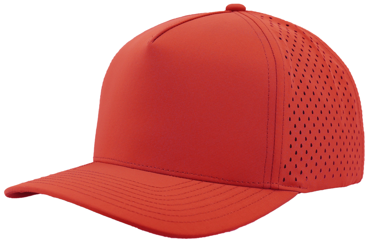 Zapped Headwear Blackhawk 5-Panel Hat - Cardinal