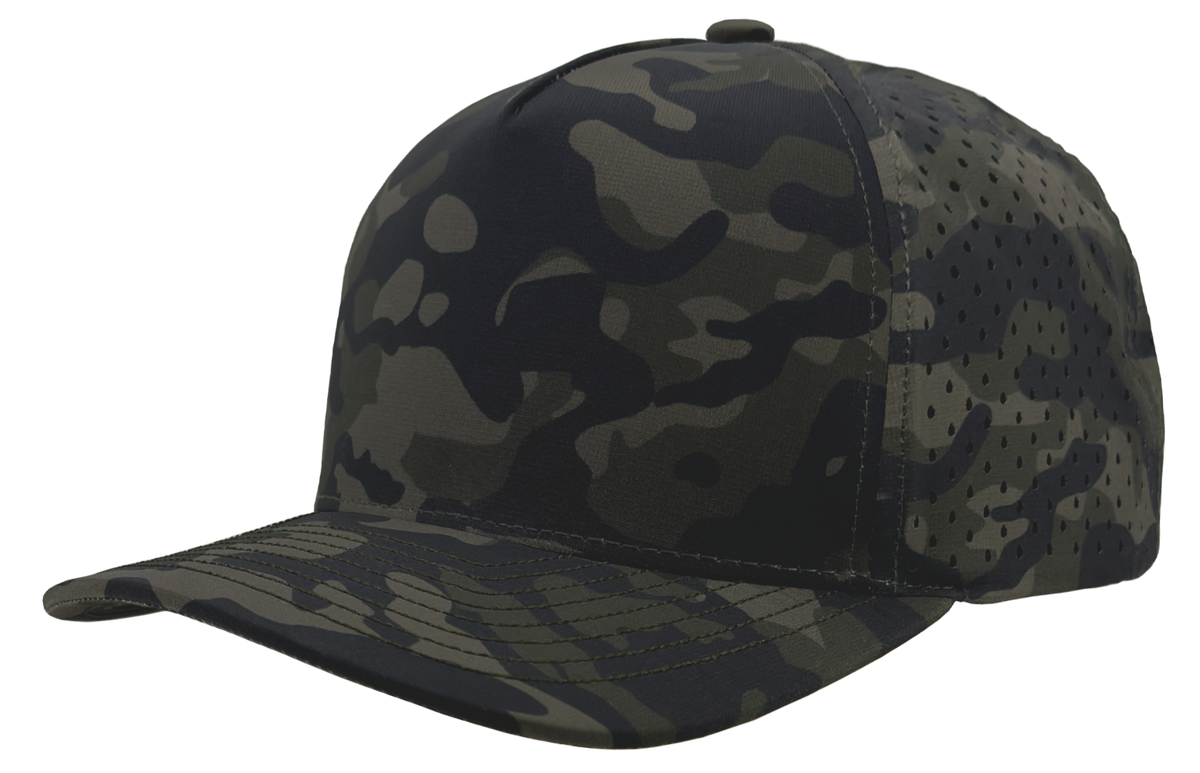 Zapped Headwear Blackhawk 5-Panel Hat - Olive Camo