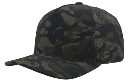 Zapped Headwear Blackhawk 5-Panel Hat - Olive Camo