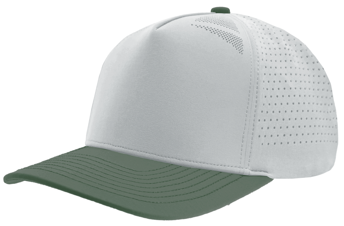 Zapped Headwear Blackhawk Elite Hat - Silver/Loden bill