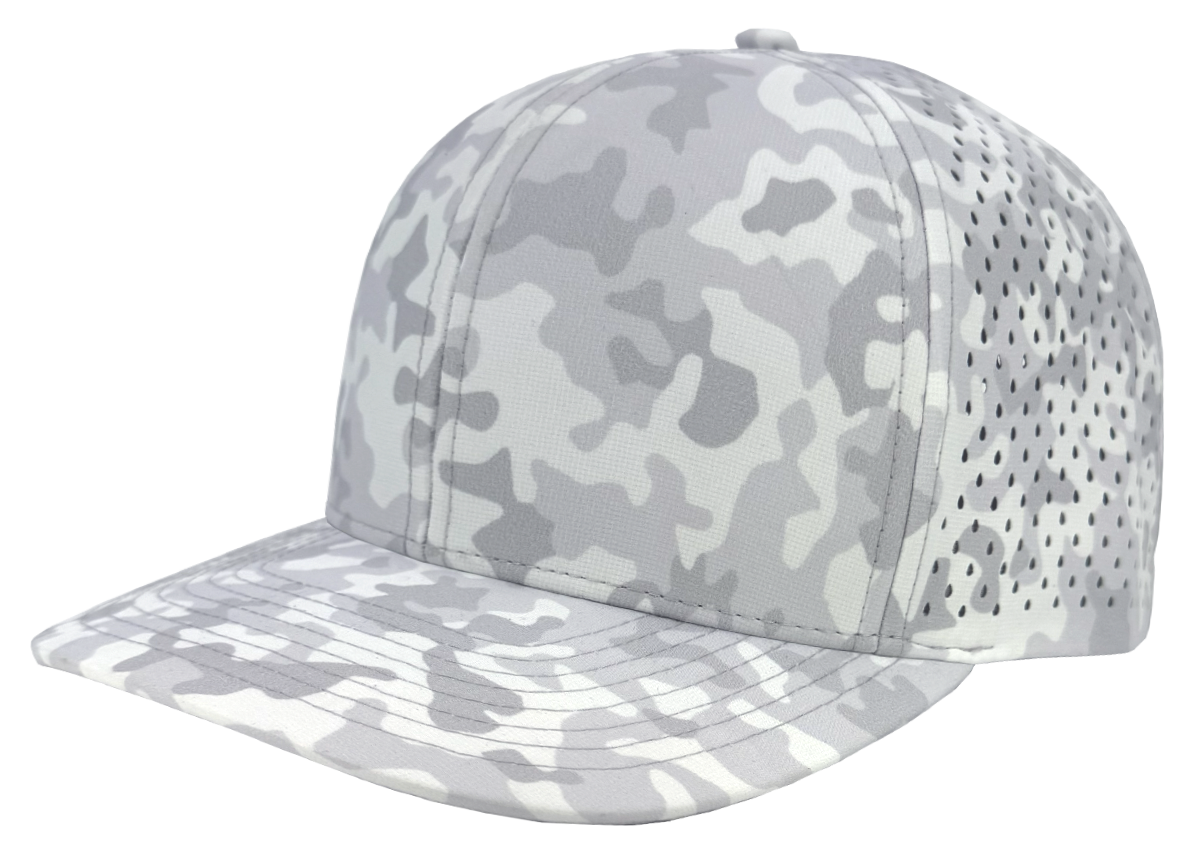 Zapped Headwear Bomber 6-Panel Hat - Snow camo