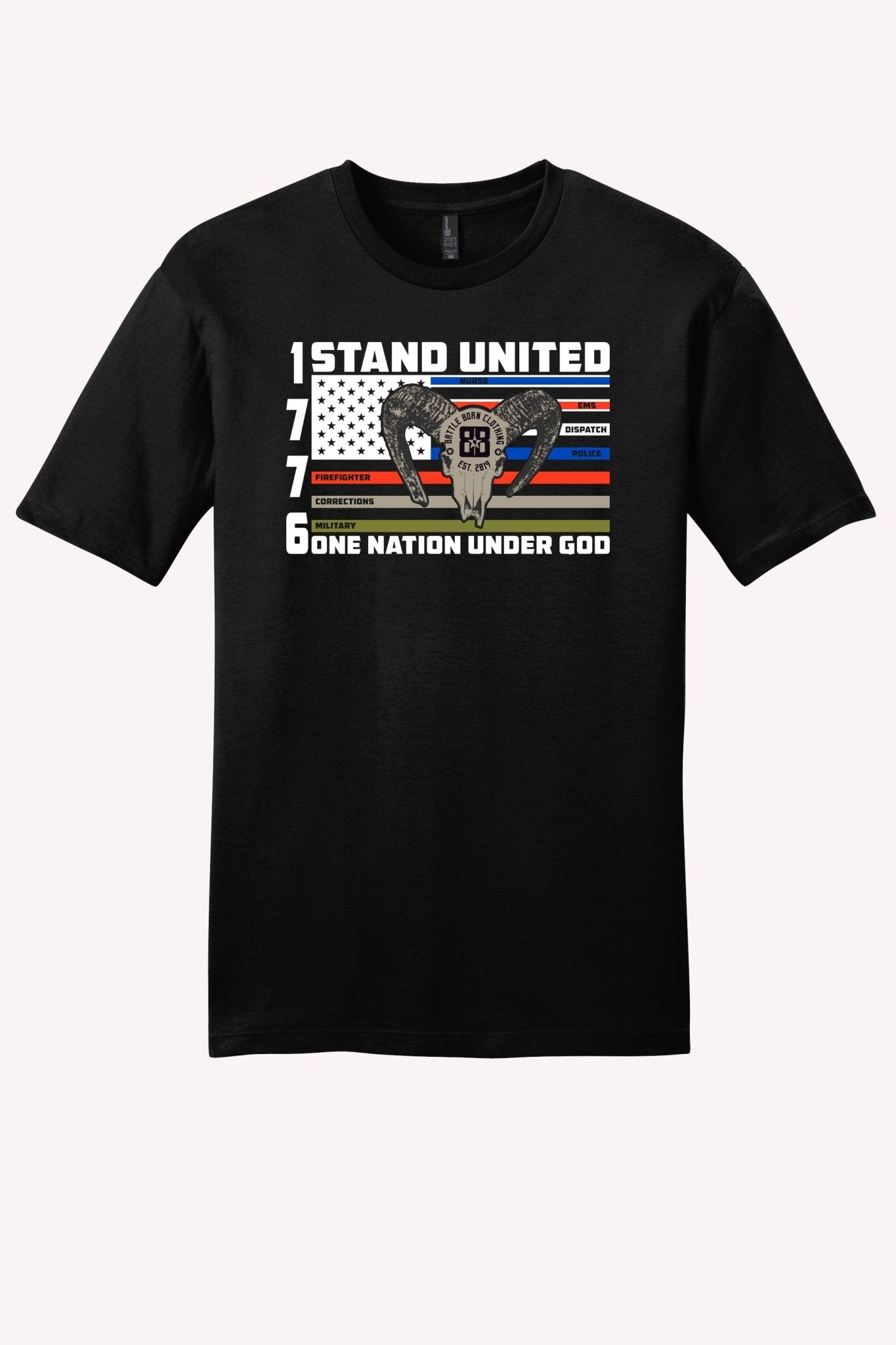 “Stand United” Tee by Battle Born Clothing – Honor & Strength Woven In - Shop Battle Born Clothing