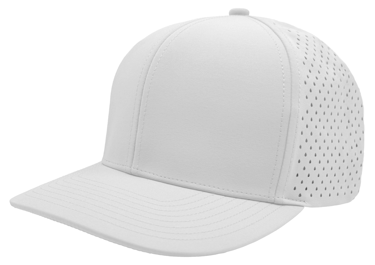Zapped Headwear Bomber 6-Panel Hat - Stark White
