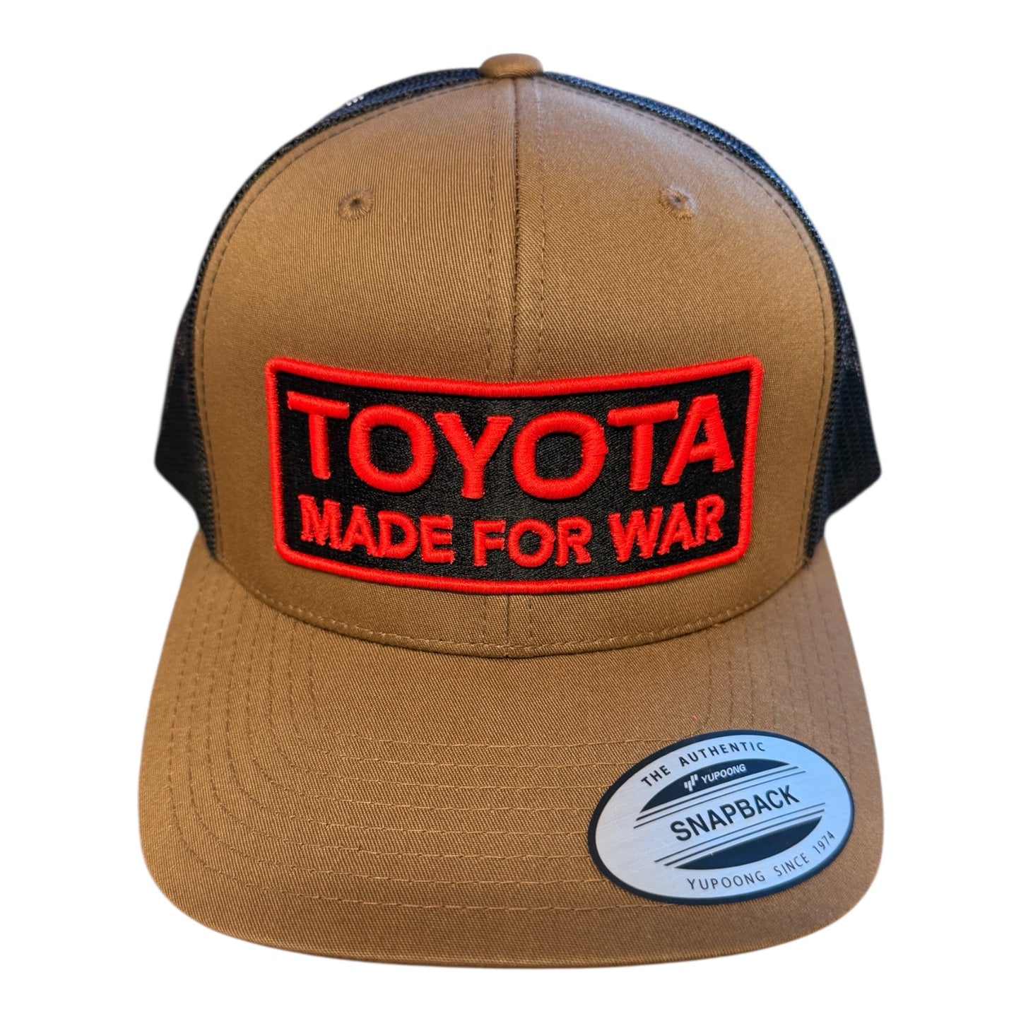 Toyota Made For War 3D Puff Trucker Hat - Shop Battle Born Clothing