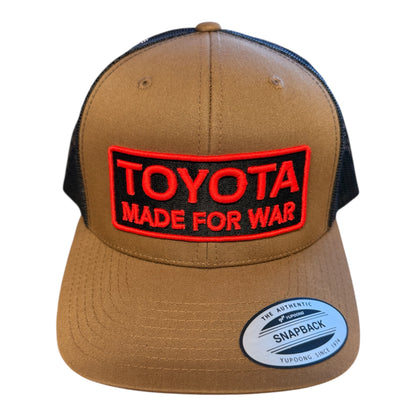 Toyota Made For War 3D Puff Trucker Hat - Shop Battle Born Clothing