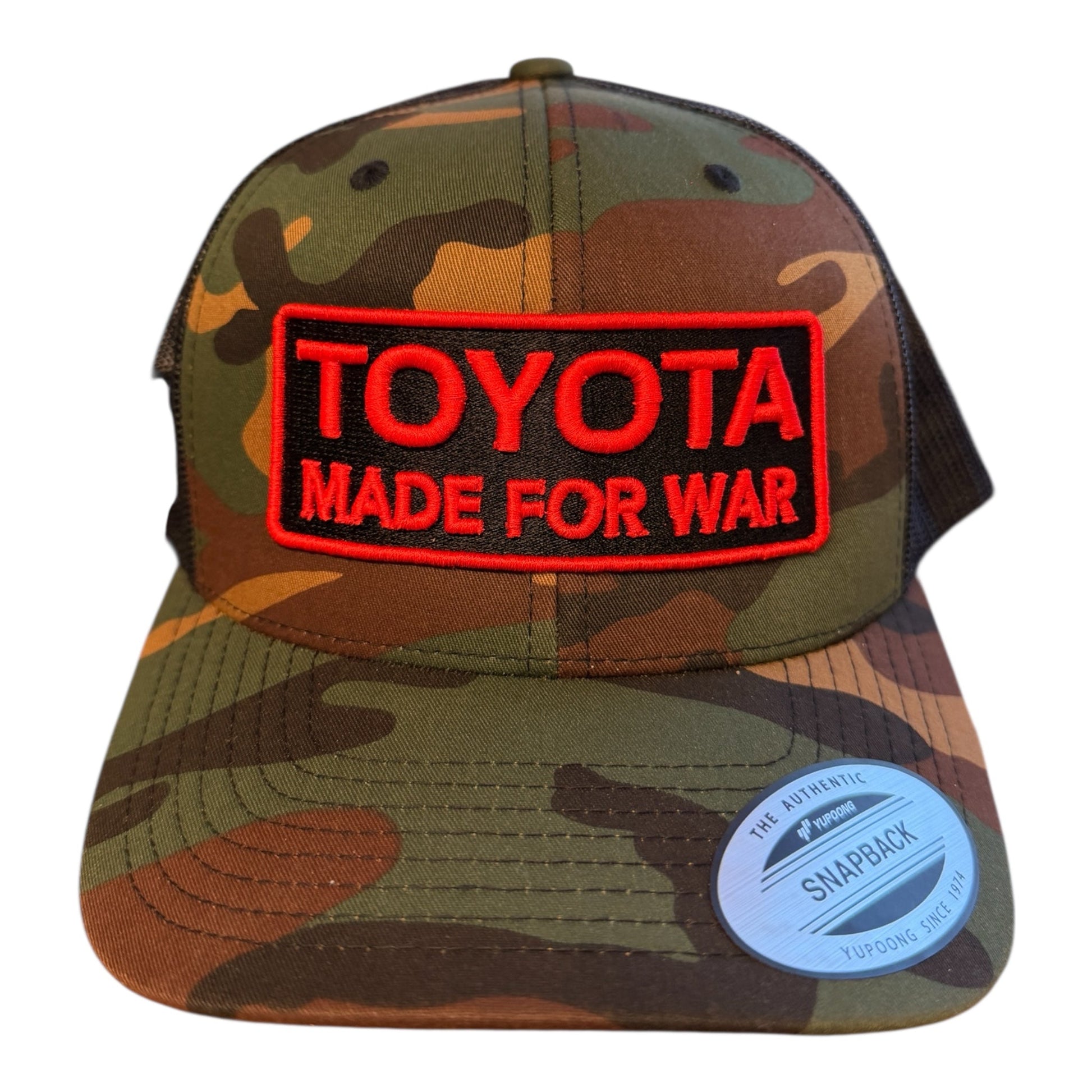 Toyota Made For War 3D Puff Trucker Hat - Shop Battle Born Clothing