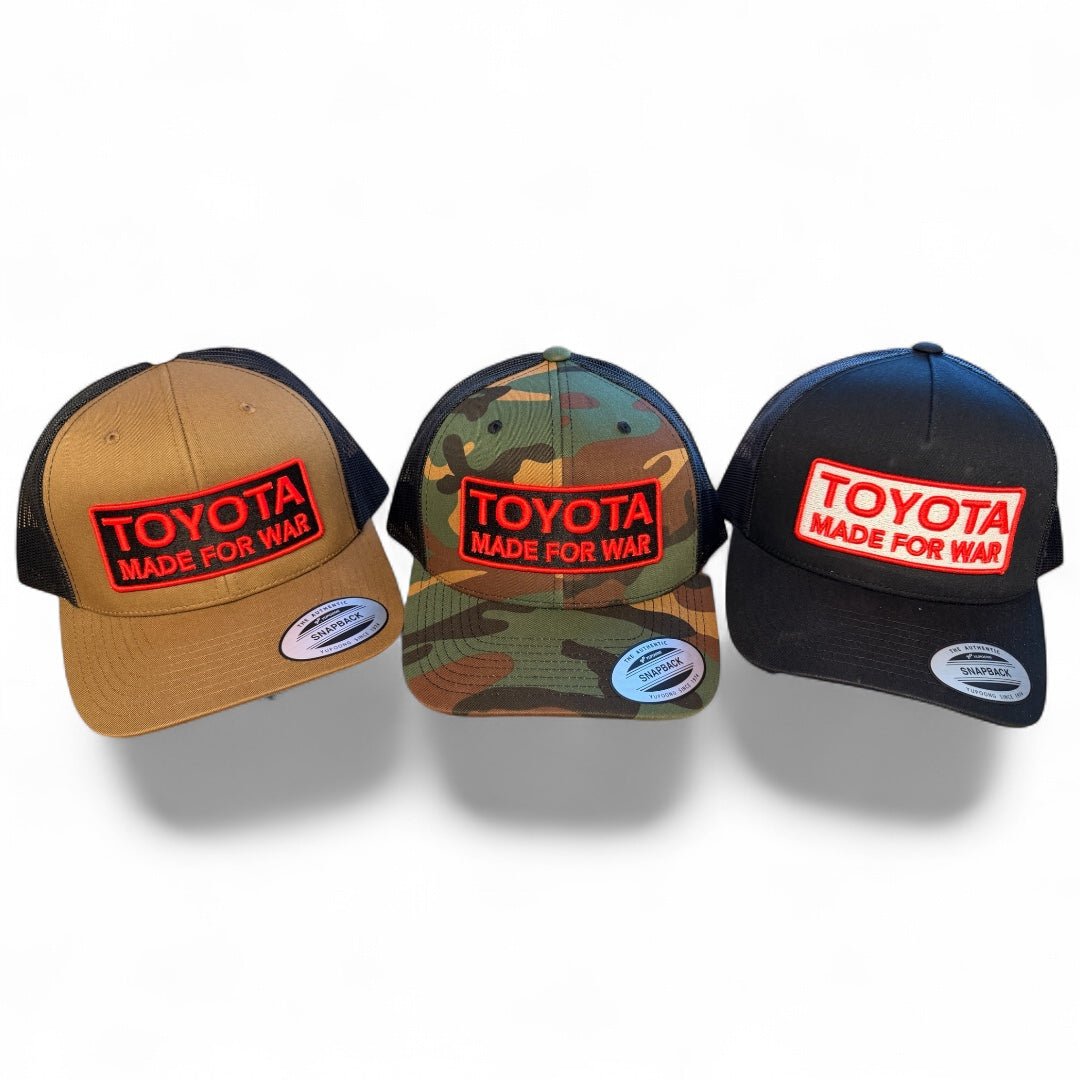 Toyota Made For War 3D Puff Trucker Hat - Shop Battle Born Clothing
