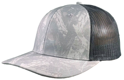 Zapped Headwear Warrior Trucker Hat - Tree Camo - Grey