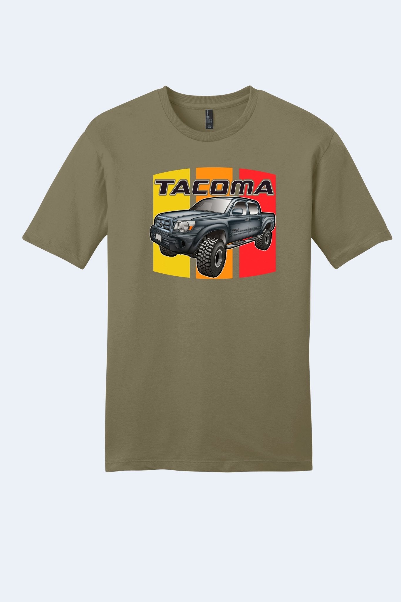 Vintage Toyota Tacoma Off - Road Stripe Graphic Tee - Retro Truck Enthusiast Shirt - Shop Battle Born Clothing