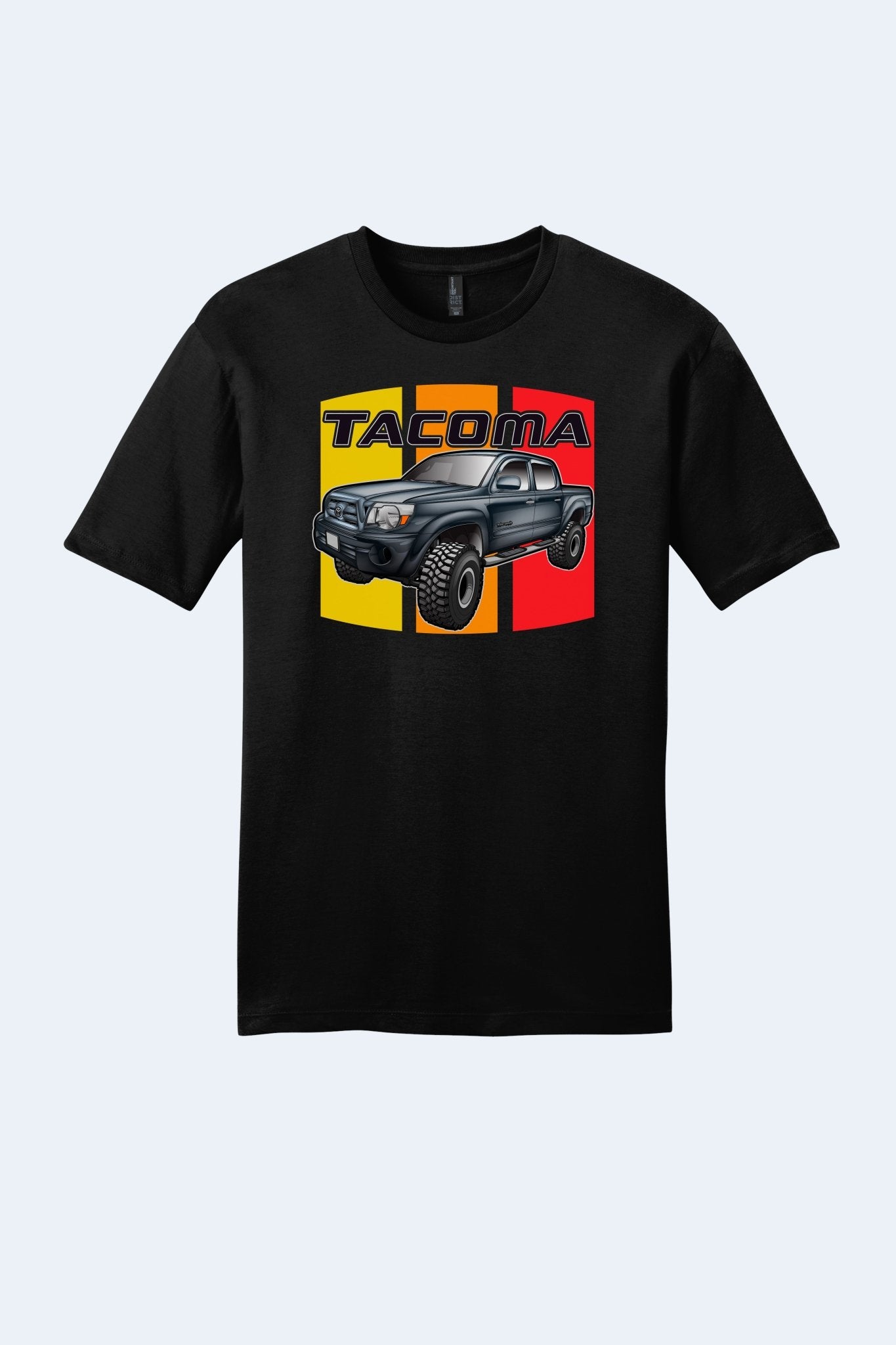 Vintage Toyota Tacoma Off - Road Stripe Graphic Tee - Retro Truck Enthusiast Shirt - Shop Battle Born Clothing