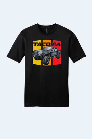 Vintage Toyota Tacoma Off-Road Stripe Graphic Tee