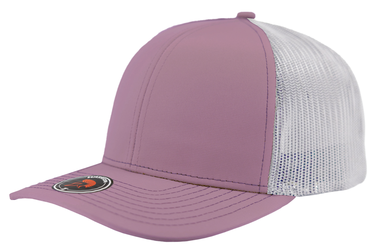 Zapped Headwear Warrior Trucker Hat - Pink-White