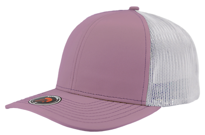 Zapped Headwear Warrior Trucker Hat - Pink-White