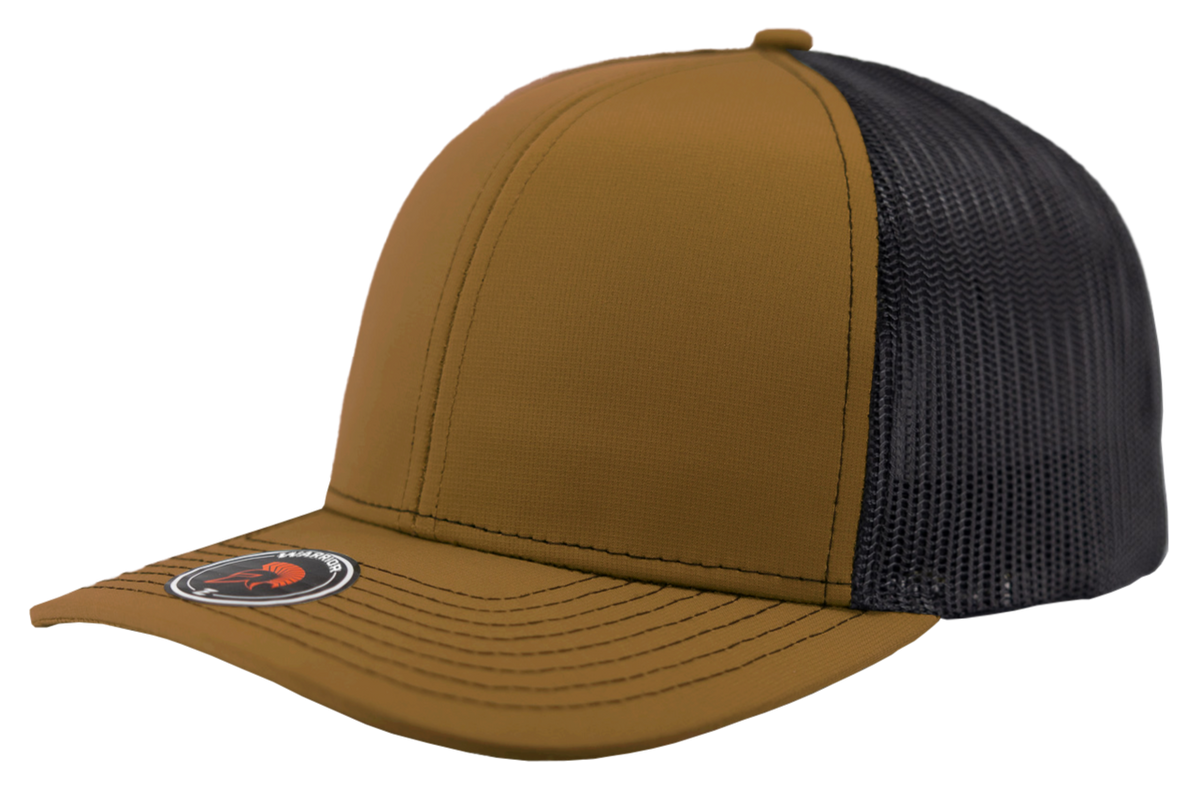 Zapped Headwear Warrior Trucker Hat - Caramel-Black