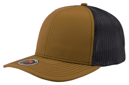 Zapped Headwear Warrior Trucker Hat - Caramel-Black