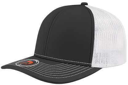 Zapped Headwear Warrior Trucker Hat - Black-White