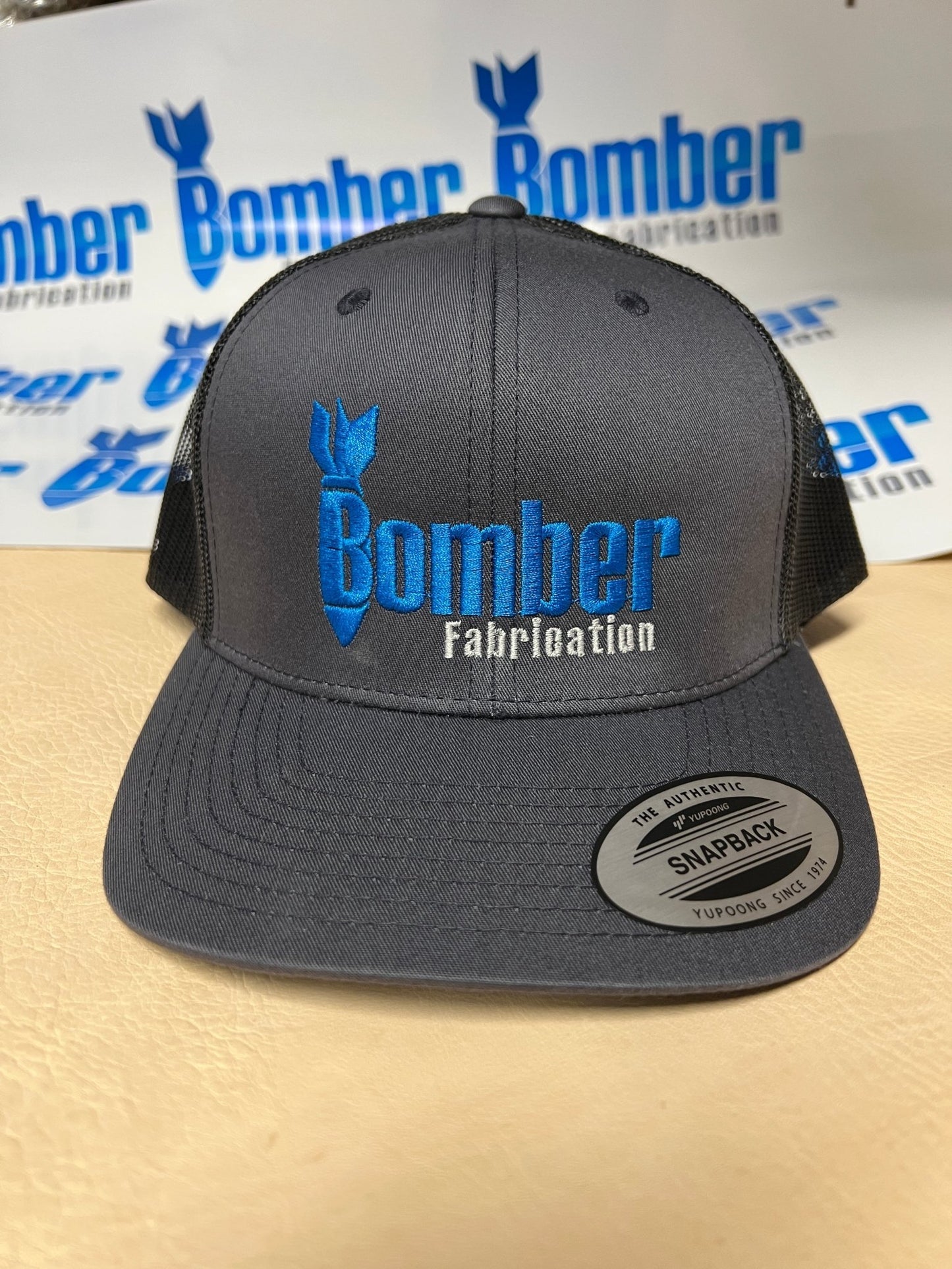 Bomber Fab Logo Trucker Hat - Shop Battle Born Clothing